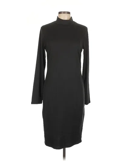 Pre-owned Leith Long Sleeve Turtleneck In Black