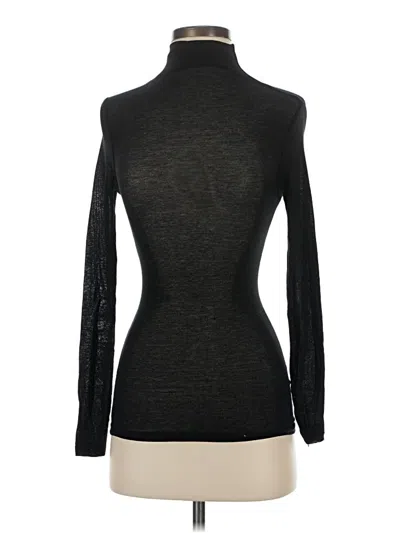 Pre-owned Leith Long Sleeve Turtleneck In Black