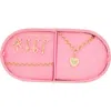 Leith Love Mixed Charm Necklace & Bracelet Set
