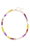 Leith Multicolor Beaded Necklace