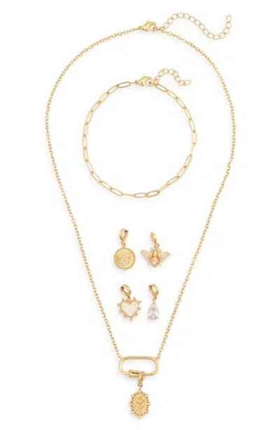 Leith Nature 7-piece Assorted Jewelry Set In Gold