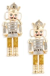 Leith Nutcracker Drop Earrings In Gold