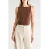 Leith One-shoulder Hardware Knit Top
