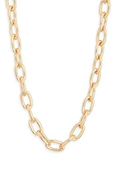 Leith Oval Link Chain Bracelet In Orange