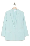 Leith Oversize Blazer In Blue Pastel