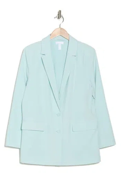 Leith Oversize Blazer In Blue Pastel