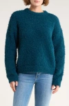 Leith Oversize Eyelash Knit Sweater In Blue