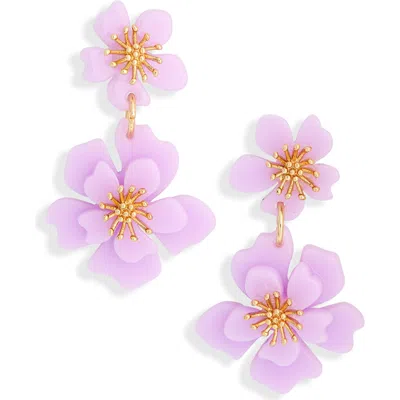 Leith Pansy Drop Earrings In Pattern