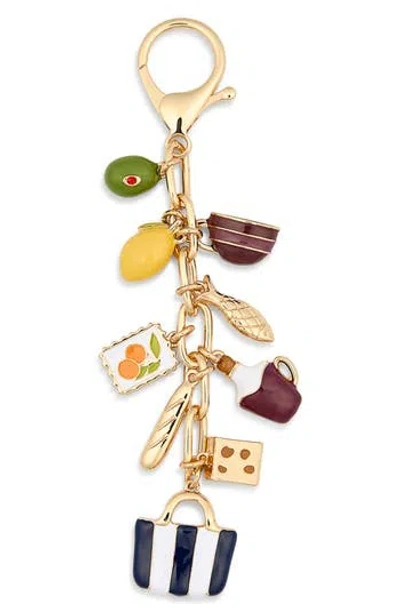 Leith Picnic Bag Charm In Black