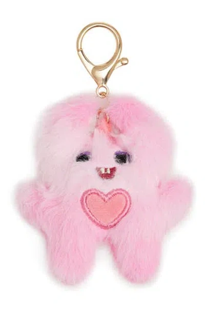 Leith Plush Heart Monster Bag Charm In Multi