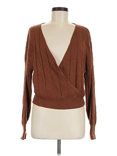 Pre-owned Leith Pullover Sweater In Brown