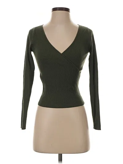 Pre-owned Leith Pullover Sweater In Green