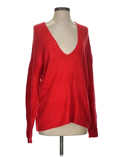 Pre-owned Leith Pullover Sweater In Red