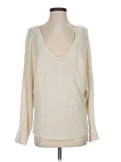 Pre-owned Leith Pullover Sweater In White