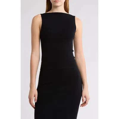 Leith Reversible Compact Tank In Black