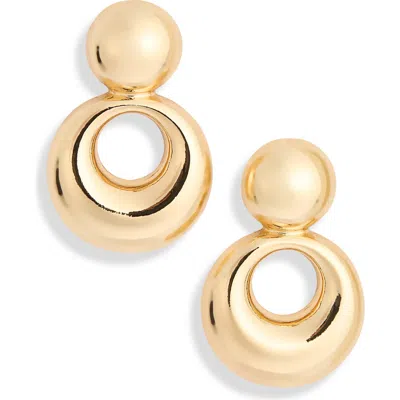 Leith Ring Drop Earrings In Gold