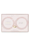 Leith Set Of 2 Beaded Stretch Friendship Bracelets In Pink- White Multi