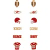 Leith Set Of 6 Gameday Stud Earrings In Multi