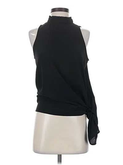 Pre-owned Leith Sleeveless Blouse In Black