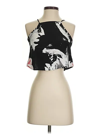 Pre-owned Leith Sleeveless Blouse In Black