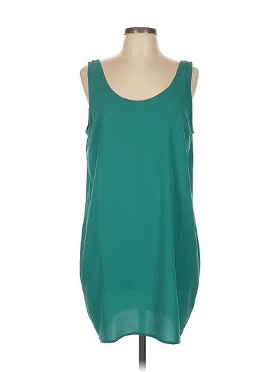 Pre-owned Leith Sleeveless Blouse In Blue