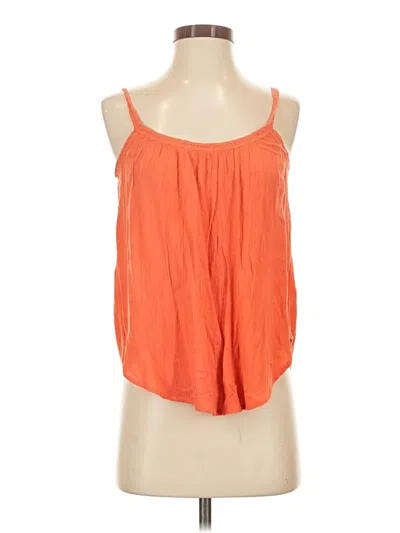 Pre-owned Leith Sleeveless Blouse In Orange