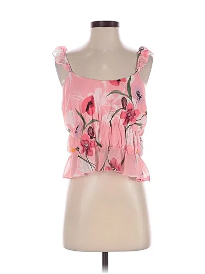 Pre-owned Leith Sleeveless Blouse In Pink