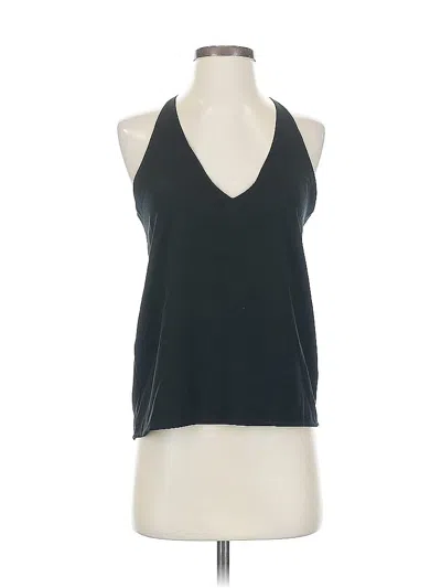Pre-owned Leith Sleeveless Top Black Halter Neckline Tops