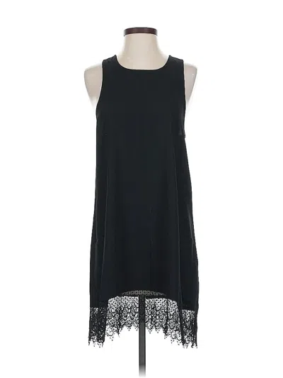 Pre-owned Leith Sleeveless Top Black Halter Neckline Tops