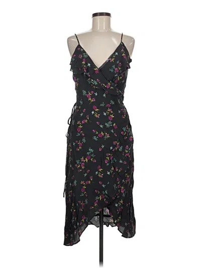 Pre-owned Leith Sleeveless Top Black Halter Neckline Tops