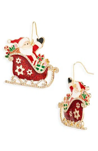 Leith Sleigh Earrings In Gold