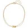 Leith Star Cubic Zirconia Rondelle Necklace Set
