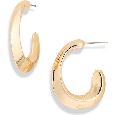 Leith Statement Hoop Earrings In Gold