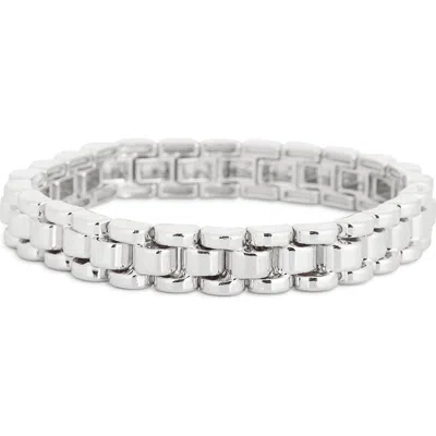 Leith Stretch Watchband Bracelet In Metallic