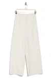 Leith Stripe Trousers In Ivory- Grey Chia Pinstripe
