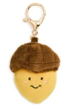 Leith Stuffed Acorn Bag Charm In Brown