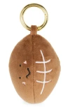 Leith Stuffed Football Bag Charm In Brown