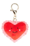 Leith Stuffed Heart Bag Charm In Gold