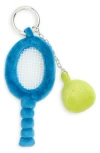Leith Stuffed Tennis Bag Charm In Blue