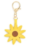 Leith Sunflower Bag Charm In Yellow