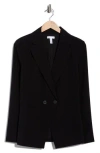 Leith Tailored Double Breasted Blazer In Black