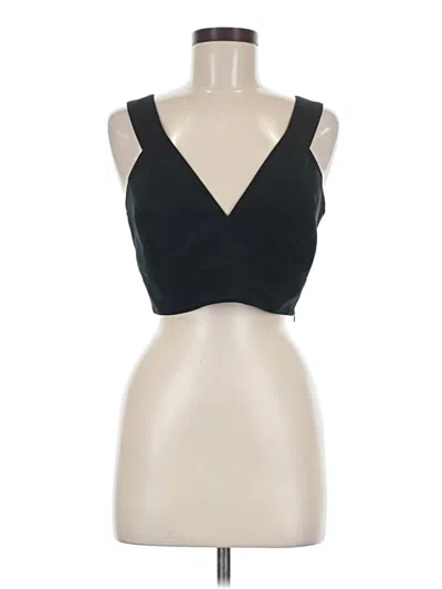 Pre-owned Leith Tank Top Black Strapless Neckline Tops