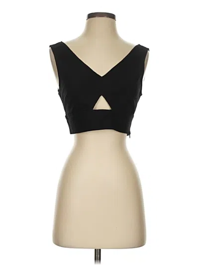 Pre-owned Leith Tank Top Black Strapless Neckline Tops
