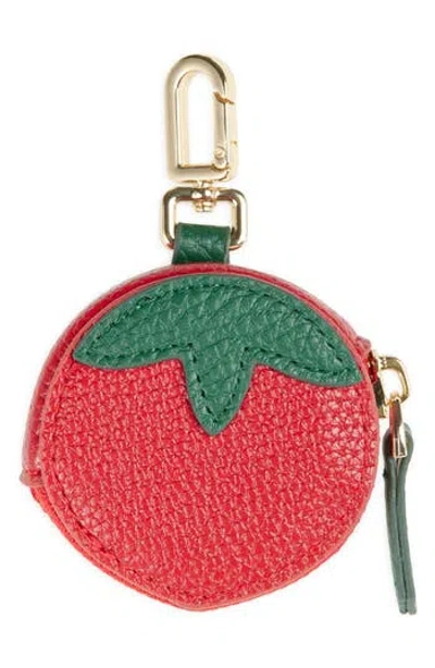 Leith Tomato Case Bag Charm In Brown