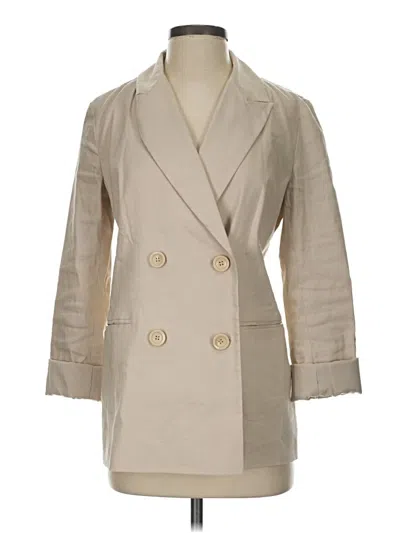 Pre-owned Leith Trenchcoat In White