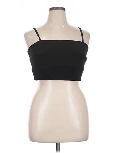 Pre-owned Leith Tube Top Black Strapless Neckline Tops