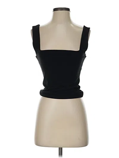 Pre-owned Leith Tube Top Black Strapless Neckline Tops