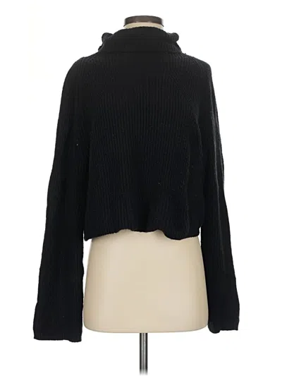 Pre-owned Leith Turtleneck Sweater In Black