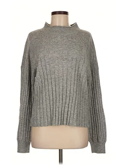 Pre-owned Leith Turtleneck Sweater In Gray