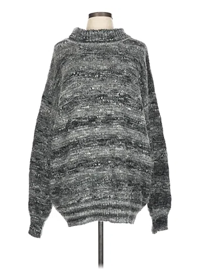 Pre-owned Leith Turtleneck Sweater In Gray